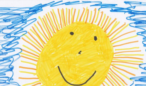 Sonne Kinderzeichnung | © Bild von joduma auf Pixabay